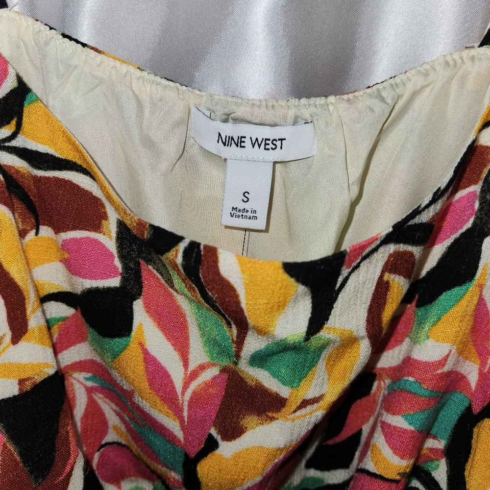 Nine West Dress | Adjustable Straps | Colorful Dress | Size Small - Picture 5 of 7